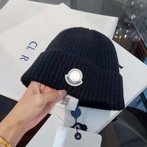 Femme Hiver chapeau luxury beanie tricoté chapeau unisexe en laine CAP LETTE