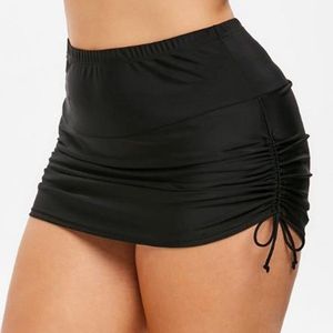 Femmes Bas de Bikini Maillots De Bain D'été Plage Décontracté Couleur Unie Dames Vêtements De Natation Bikinis Jupe Courte