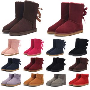 femmes bottes uggity bleu rouge vert femmes classique ultra mini plate-forme botte tasman tazz designer fourrure mate bottes de neige pantoufles daim hiver bottines sherpa