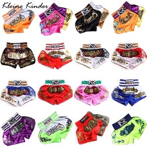 Femmes Shorts de boxe Vêtements MMA Muay Thai Kickboxing Fight Muaythai Pantalons Hommes Sanda MMA Shorts Grappling Trunks Enfants 201216