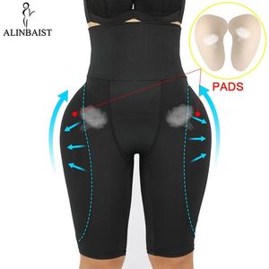 Mujeres Butt Lifter Shapewear Cintura Tummy Control Body Ropa interior Shaper Pad Control Bragas Falso Nalgas Lencería Muslo Slimmer Y20309D