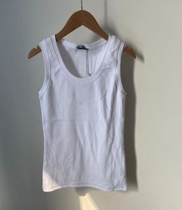 Mujeres Crop Top Tank Camis Tops Diseñador Anagrama bordado Mezcla de algodón Pantalones cortos Faldas Traje de yoga Vestido de dos piezas Sujetador Chaleco Señoras Sólido Vintage Camiseta Mujer talla XL