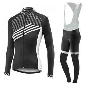 Ensemble de maillot de cyclisme pour femmes, costume de vélo, chemise à manches longues, gilet, bretelles, pantalon, vêtements de vélo, équipe d'hiver