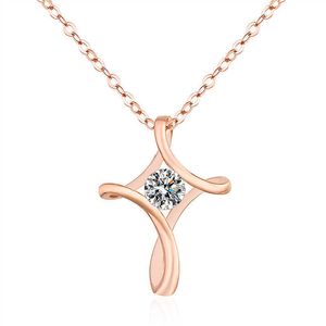 Bijoux de créateur pour femmes collier de mode pendentif croix collier de clavicule