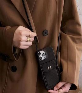 Femmes Designer Téléphone Cas Marque De Mode De Luxe iPhone Couverture Classique Nouvelle Chaîne Sac À Main Cas Carte Poche Pour iPhone11 12 13Pro ProM6431675