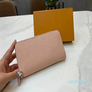 Diseñadores de mujeres Monedero Cluth Wallet Titular de la tarjeta de pasaporte clásico Talonario de cheques completo Regalo de cuero