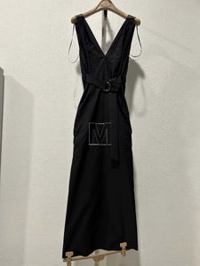 Robes pour femmes printemps et été Brunello longue jupe tricotée noire