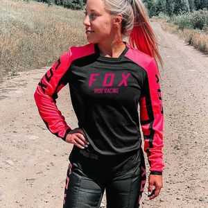 Chemise Enduro pour femmes, maillot de descente tout-terrain FOX RIDE RACING, vêtements de vélo de montagne à manches longues, chemisier de cyclisme