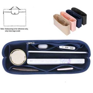 Organizador de Evertoner para mujer, bolso largo de viaje, champ Le Felt Club, maletín con inserto, bolso de mano, monedero