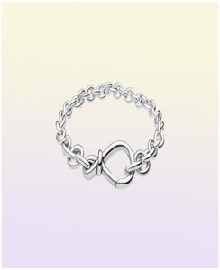 Mujeres Fashion Chunky Infinity Knot Chain Bracelets 925 Sterling Silver Femme Jewelry Fit Beads Diseño de lujo Diseño Pulsera Dama con caja original6256501 original
