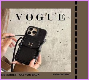 Femmes Mode Téléphone Cas Designer pour Iphone Cas Nouvelle Chaîne Sac À Main Cas Carte Poche Pour Iphone 7 8 Plus X Xs Xr 11 12 13 Pro Max5950564