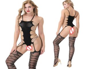 Femmes Fishnet chaussettes sexy collants d'été à saut d'été