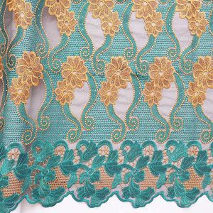 Women French African Lace Fabric Swiss Guipure Purple Latest Nigerian Laces High Quality Africa Teal Green Lace Fabrics