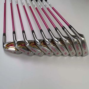 Hierros de golf para mujer, palos de golf honma s-06 de 4 estrellas, 5-11AS, 9 Uds., eje L dedicado de grafito con cubierta de varilla