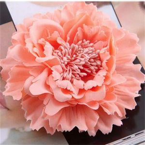 Femmes Accessoires de cheveux Clip tissu multicolour Big Flower Brooch Fashion Pin de mode pour sac Sunhat Daily Decoration GC2010