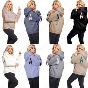 Sudaderas con capucha para mujer, sudaderas informales con estampado de letras de gran tamaño, manga larga, ropa de calle holgada Y2k, jerséis para chica y mujer