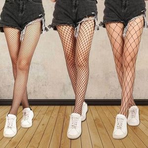 Femmes Long Sexy Hollow Out Fishnet Stockings Pantyhose Black High Taon Stocks Coll N Quality Panty Lingerie 240424