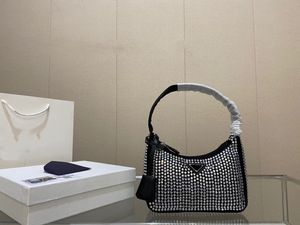 Diseñador de lujo de las mujeres Bolsas de asas bolsos de diamantes de moda bolso de embrague bolso bandolera lleno de sudor axila cinco colores