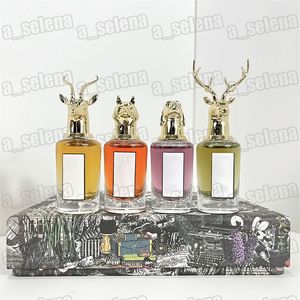 Femmes hommes parfum Portrait animal Portrait Fragance Set Clara Yasmine Constance Lady Blanche Fox Mouton 10ml 4pcs Perfume neutre Spray corporel