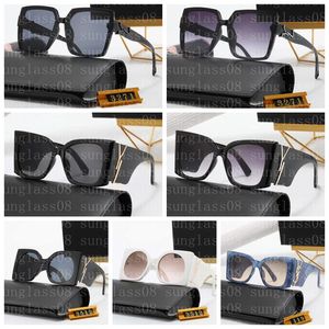 Lunettes de soleil ovales de styliste pour femmes, lunettes de soleil de plage pour hommes en option, bonne qualité avec boîte