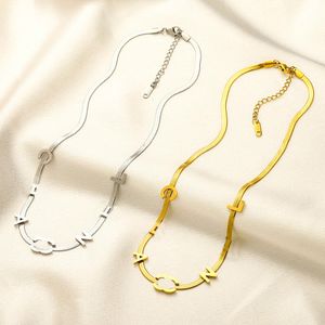 Colliers pendentifs Colliers de marque de marque Bijoux de créateur de collier gold