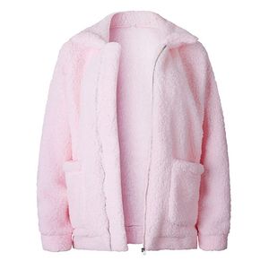 Mujeres de felpa polar Sherpa prendas de vestir exteriores 9 colores cardigan cremallera Abrigos moda Otoño Invierno Mujer cálida Tops Ropa de maternidad C5525