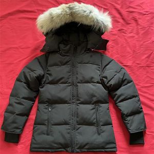 Mujeres Puffer Coat Down Jacket Femme Outdoor Jassen Prendas de abrigo Real Coyote Fur Designer Warm Hooded Windproof Impermeable Acolchado Espesar Coat Hiver Parka Doudoune