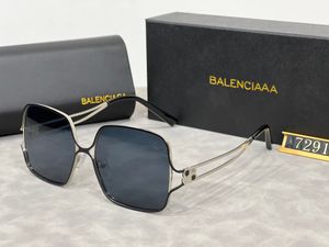 Gafas de sol Bb para mujer, gafas con montura cuadrada, diseñador de marca B, monturas de Metal, gafas de sol de color degradado para hombre, regalo de cumpleaños