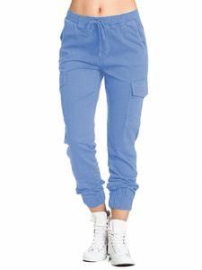 Pantalon Cargo pour femmes, taille basse, travail, Leggings de Combat décontractés, jogging, grande taille, vêtements 2023, 286G #