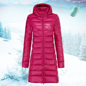 Doudoune femme hiver léger doudoune longueur moyenne grand chapeau détachable manteau classique Parka M-7XL