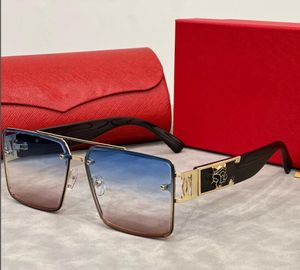 Gafas de sol cuadradas de Metal a la moda para mujer, viseras de verano a prueba de viento y polvo, accesorios de lujo para hombres y mujeres