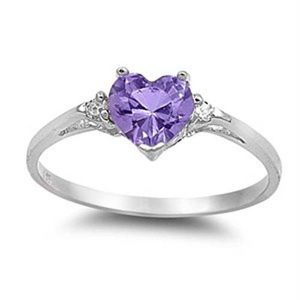 Anillo de promesa de esmeralda con corazón de plata a la moda para mujer, anillos de boda para mujer, talla 6 7 8 9 10