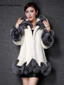 Women's Fur Faux Fur 2023 Autumn and Winter Free Shipping Classic Luxury Cold and Warm Protection Fur Vest High Street Casual Style Soft Fur Coat HKD230727