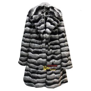 Manteau en fausse fourrure pour femmes S-6XL Mode Femme Automne Et Hiver Imitation Vison Trench Slim de longueur moyenne