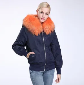 Abrigo de piel sintética para mujer, diseño 2022, cuello de perro mapache, con capucha, forro Rex desmontable, abrigo cálido para invierno, Parka, abrigo informal para mujer