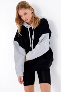 Sudaderas con capucha para mujer Sudaderas MUJER SUDADERA CON CAPUCHA DE GRAN TAMAÑO CON BLOQUES DE COLOR ADECUADA PARA UN USO DIARIO CÓMODO TIENE UNA TEMPORADA DE TEJIDO SUAVE