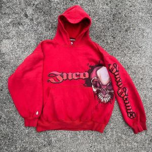 Sweats à capuche pour femmes Y2k décontracté rétro Hip Hop crâne mode fermeture éclair imprimée à capuche automne/hiver manteau à manches longues lâche Couple sweat