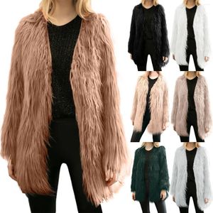 Vestes pour femmes à manches longues moelleux faux manteau chaud 2023 manteaux d'hiver légers cardigans d'été cardigan en coton de soie pulls à dos ouvert