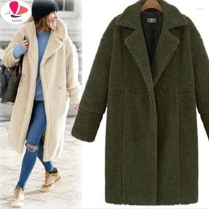 Chaquetas de mujer Abrigos de lana Mujer Invierno Elegante Mezclas de lana Abrigo Damas Púrpura Cortavientos Outwear