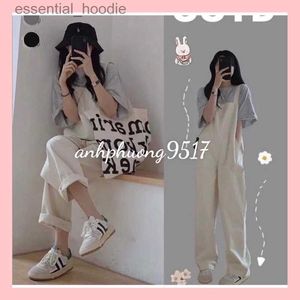 Monos De Mujer Mamelucos Mono Caqui Relámpago Con Camiseta De Mujer Camiseta Culottes Camiseta De Manga Ancha Con Hermoso Pastel De Pato Dinámico Ulzzang L230918