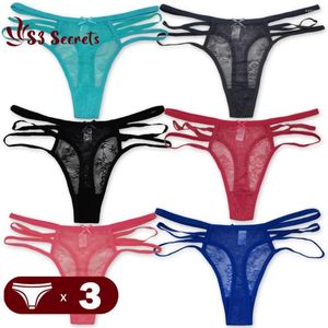 Bragas de mujer 3 unids/set hueco mujeres sexy malla g-string ropa interior femenina niñas transparente sólido cintura baja tangas lencería transpirable