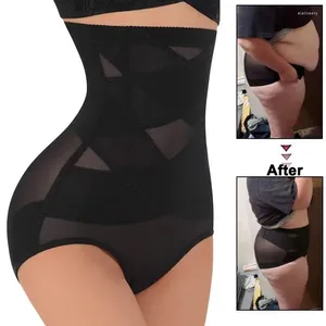 Culotte Femme Sexy Femmes Bulifter Shapewear Panty Double Tummy Control Body Shaper Brief Slim Taille Haute Entraîneur Bodyshaper Abdomen