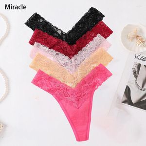 Bragas para mujeres mujeres sexy thong encaje de algodón tangas sin costura para g-string string string mujer femenina ropa interior mujer