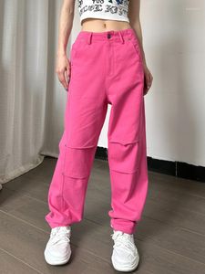 Pantalon féminin Street Street Street Couleur Couleur tendance fraîche Rucched Élégant Sœur Qi Polyme Voreille Banded