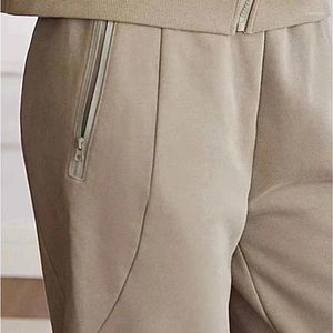 Pantalon Femme Femmes Coton Polyamide Mélangé Taille Moyenne Poches Solide 3 Couleurs Longue Conception Simple Pantalon Décontracté Mode