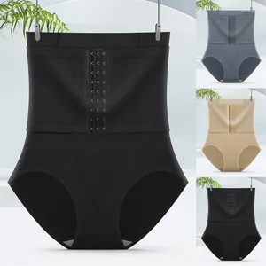 Shapers pour femmes sous-vêtements post-partum de la hanche de la hanche du corps sculpteur de sécurité pantalon de sécurité neuf ponts nus de la taille haute taille