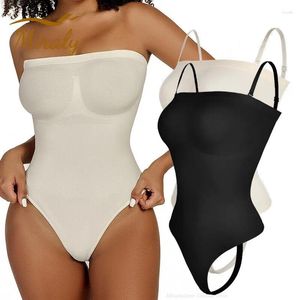 Shapers pour femmes Femmes Summer Strap Body Shapewear Bodys avec bretelles amovibles Contrôle du corps mince Corps Shaper Bustier Tube