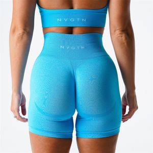 Women's Shorts NVGTN Contour Seamless Buttery Soft Workout Mini Legins Sports Fitness Lightweight Outfits Yoga Gym Wear 230320