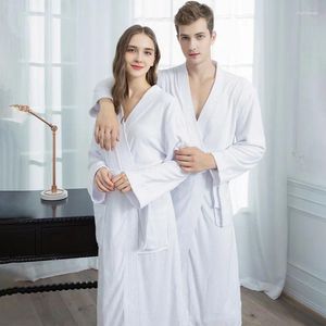 Vêtements de nuit pour femmes Peignoir Automne Couple Pyjamas Hommes Femmes Onesies Sommeil Hiver Épais Cardigan Lounge Poches Pyjamas Homewear