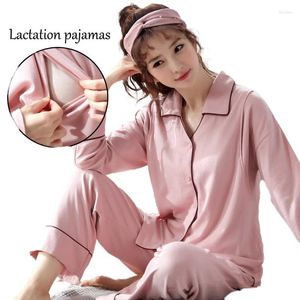 Pyjamas de maternité pour femmes, vêtements de nuit pour l'allaitement et l'allaitementMaternité